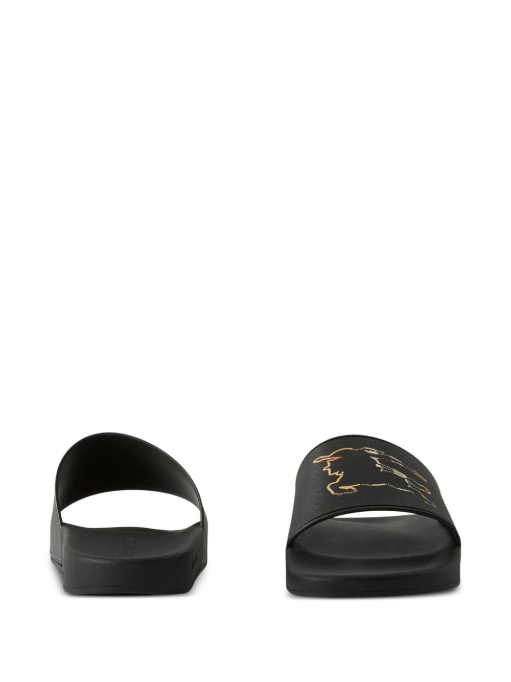 CHANCLA PALA FURLEY NEGRA LOGO CABALLO