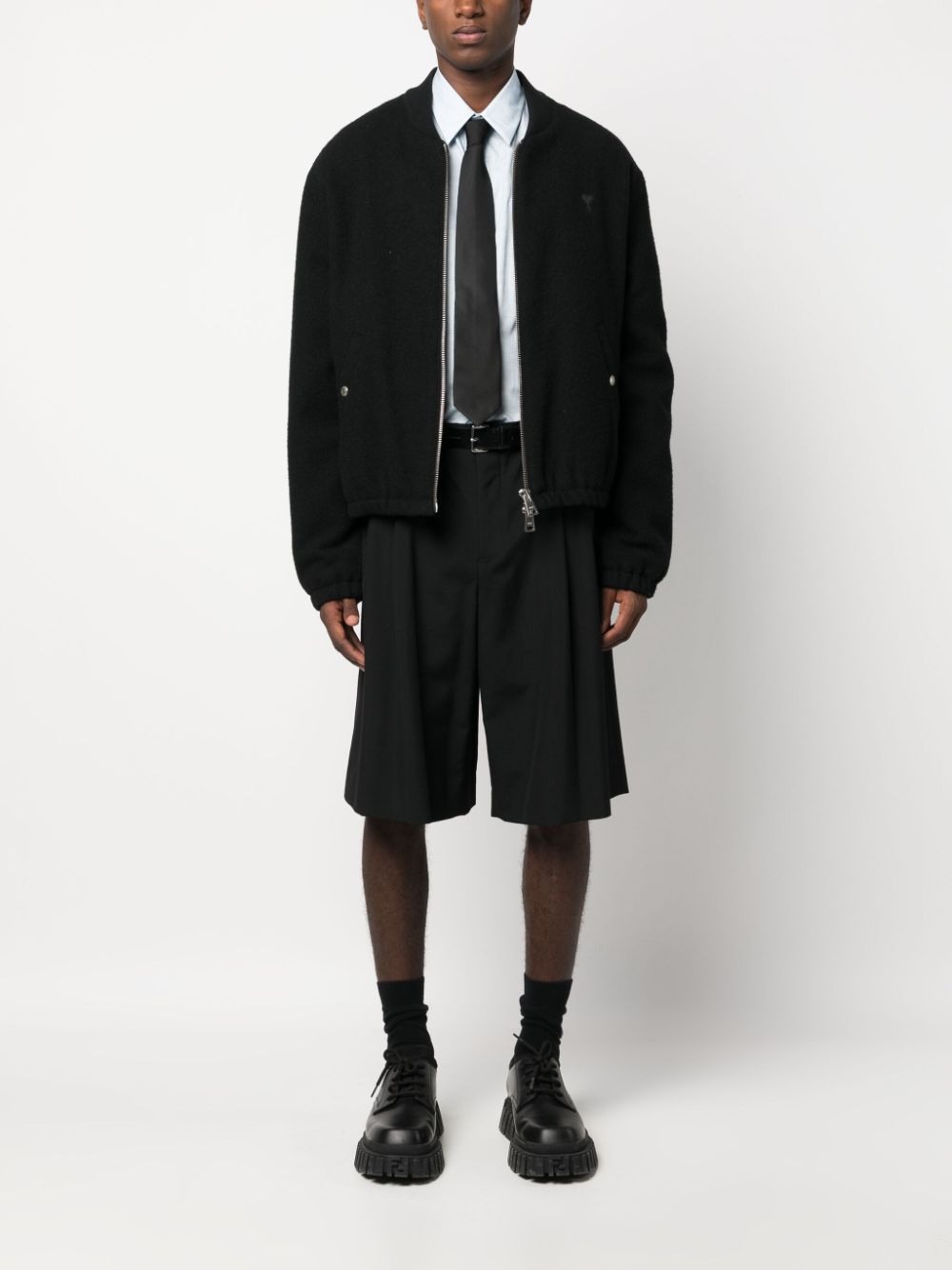 CAMISA BLANCA CELESTE MONOGRAMA