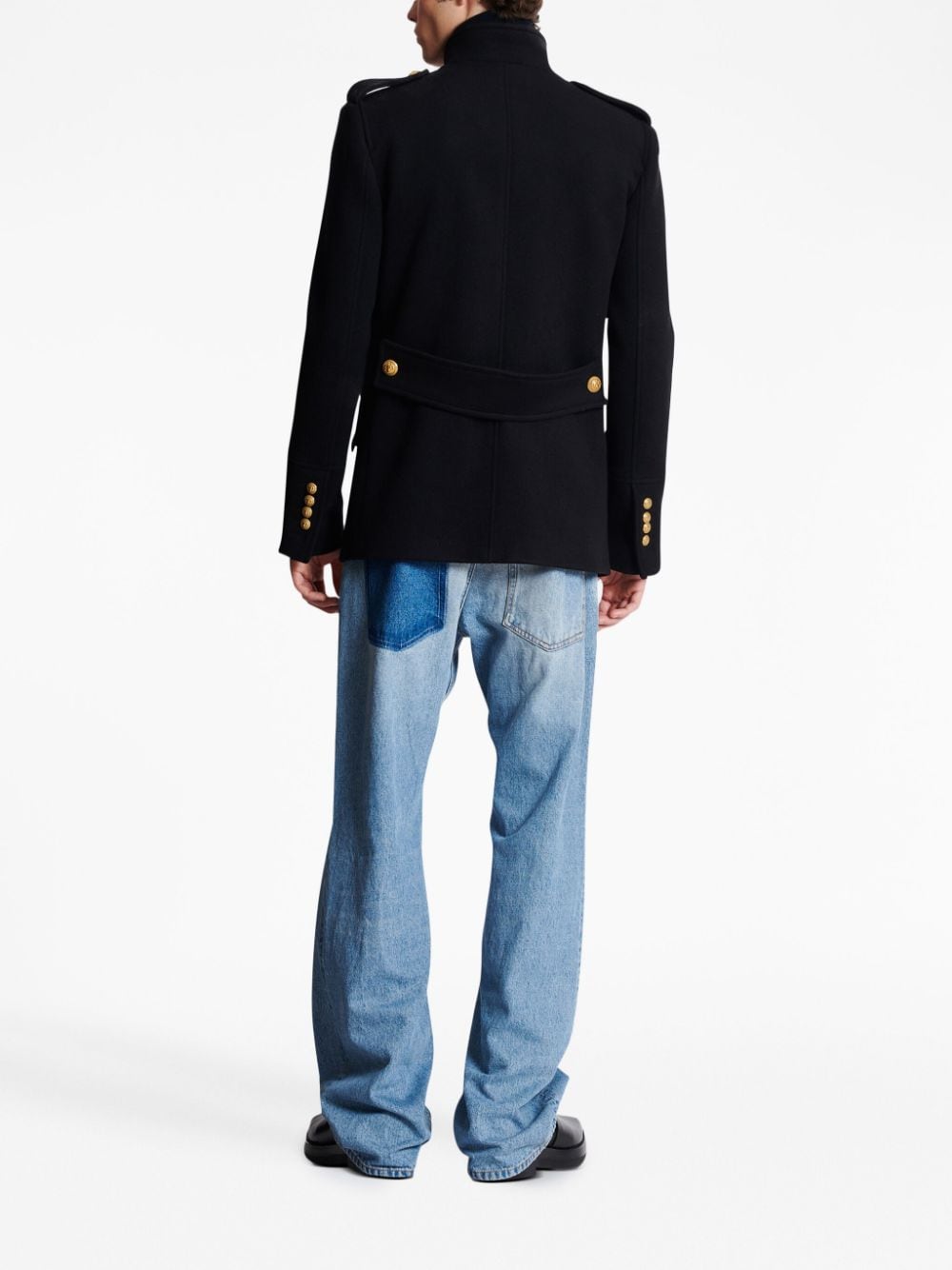 CHAQUETON OFICIAL NEGRO BOT DORADOS