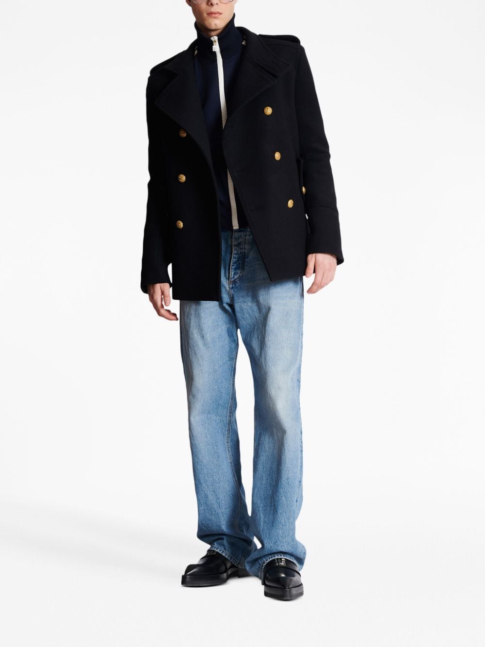 CHAQUETON OFICIAL NEGRO BOT DORADOS