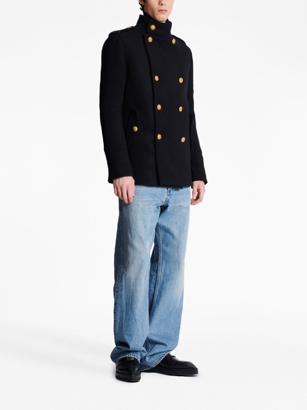 CHAQUETON OFICIAL NEGRO BOT DORADOS