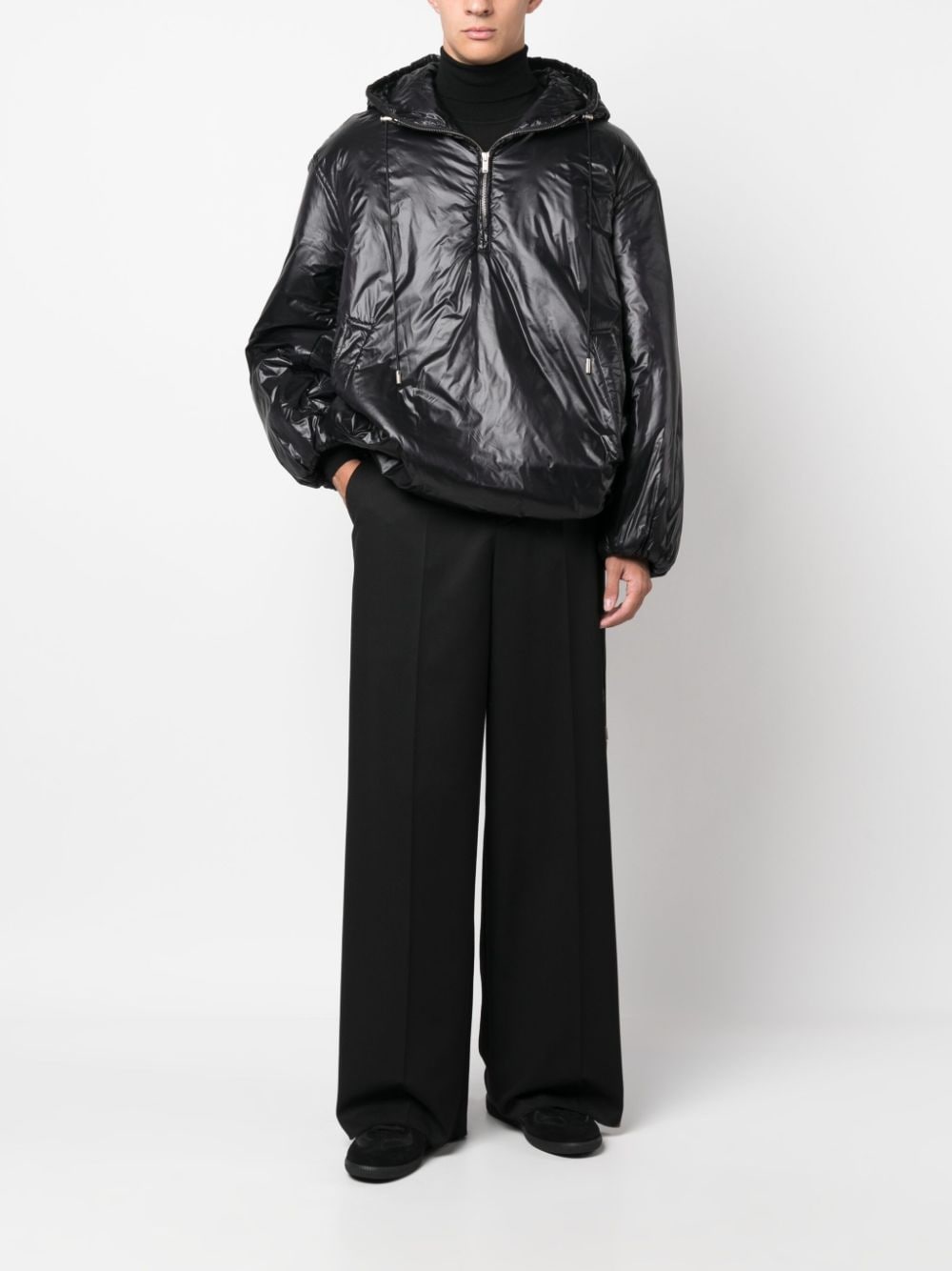 ANORAK CASSANDRE NEGRO CON CAPUCHA