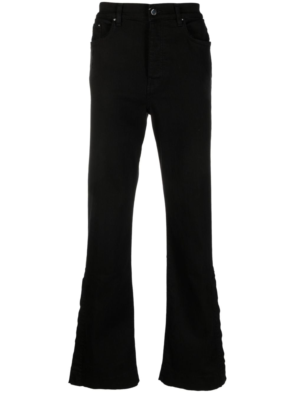 PANTALON JEAN STACK KICK FLARE NEGRO
