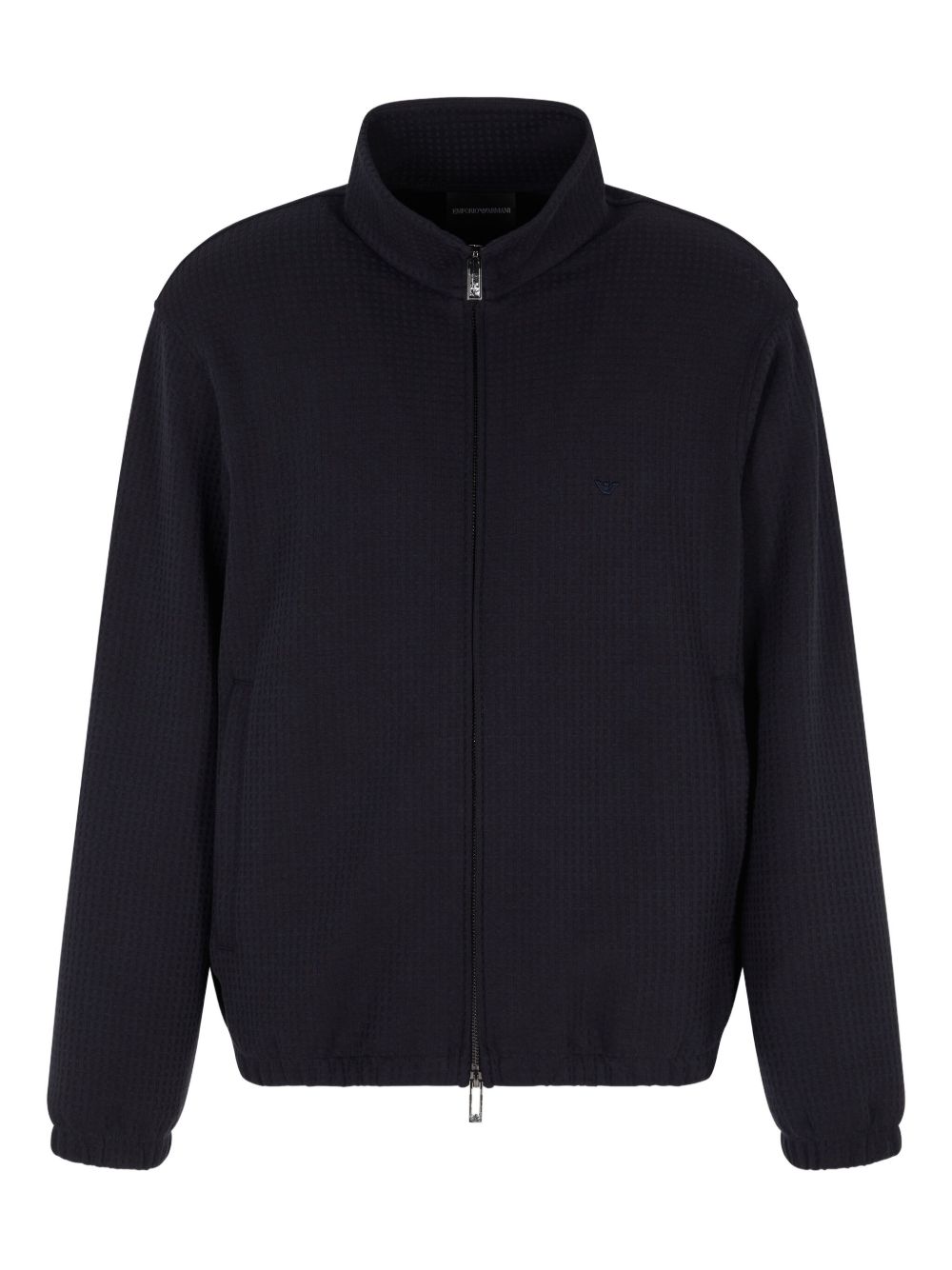 CHAQUETA CHANDAL MARINO MICROCUADRO