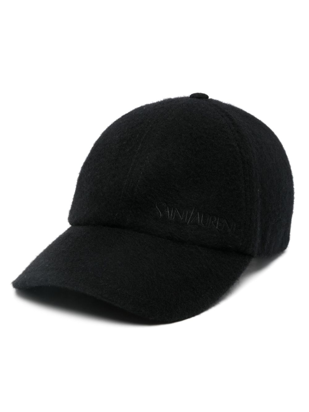 GORRA NEGRA TERCIOPELO LOGO BORDADO