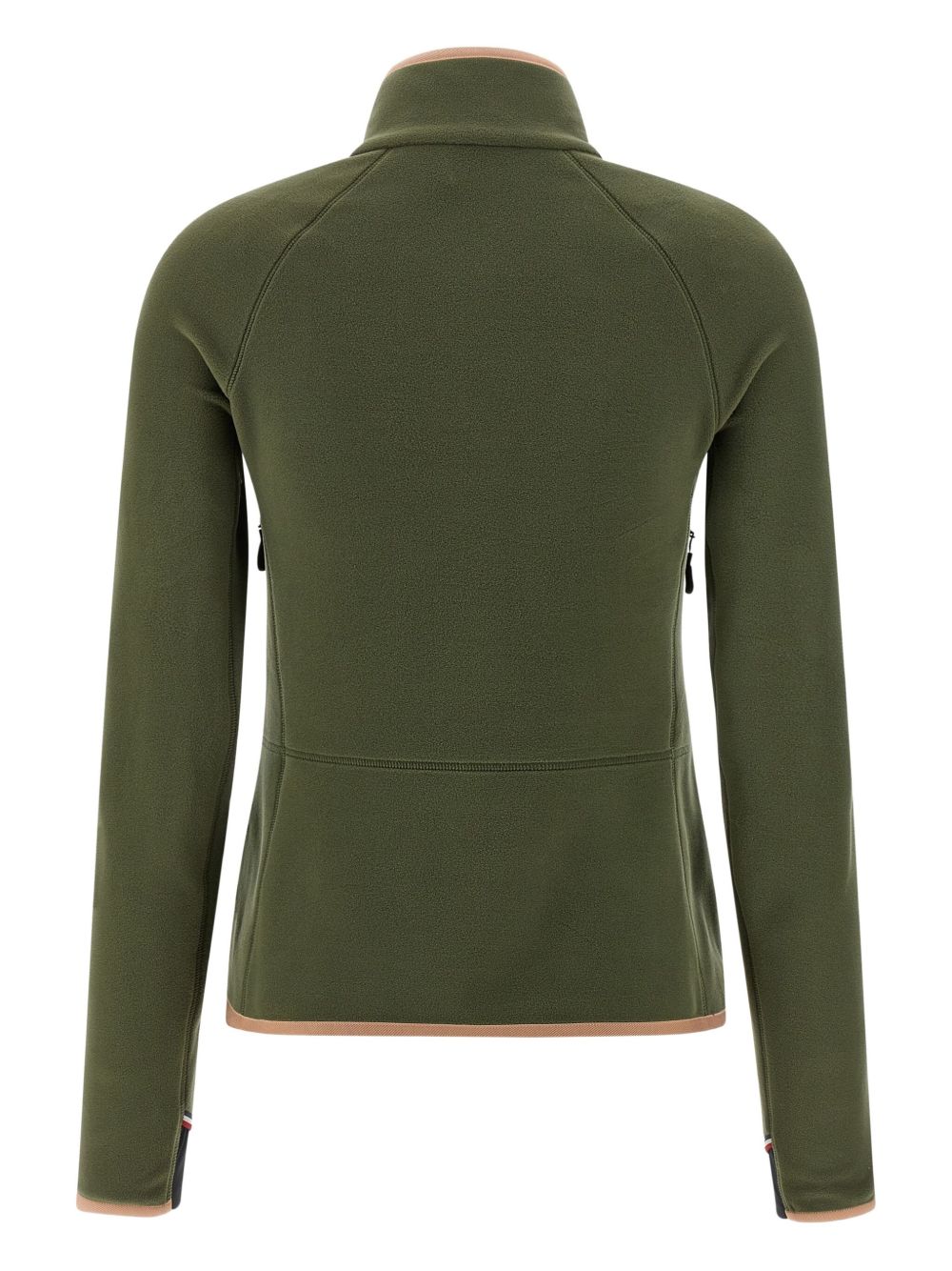 CHAQUETA SPORT BLANCA LOGO PARCHE