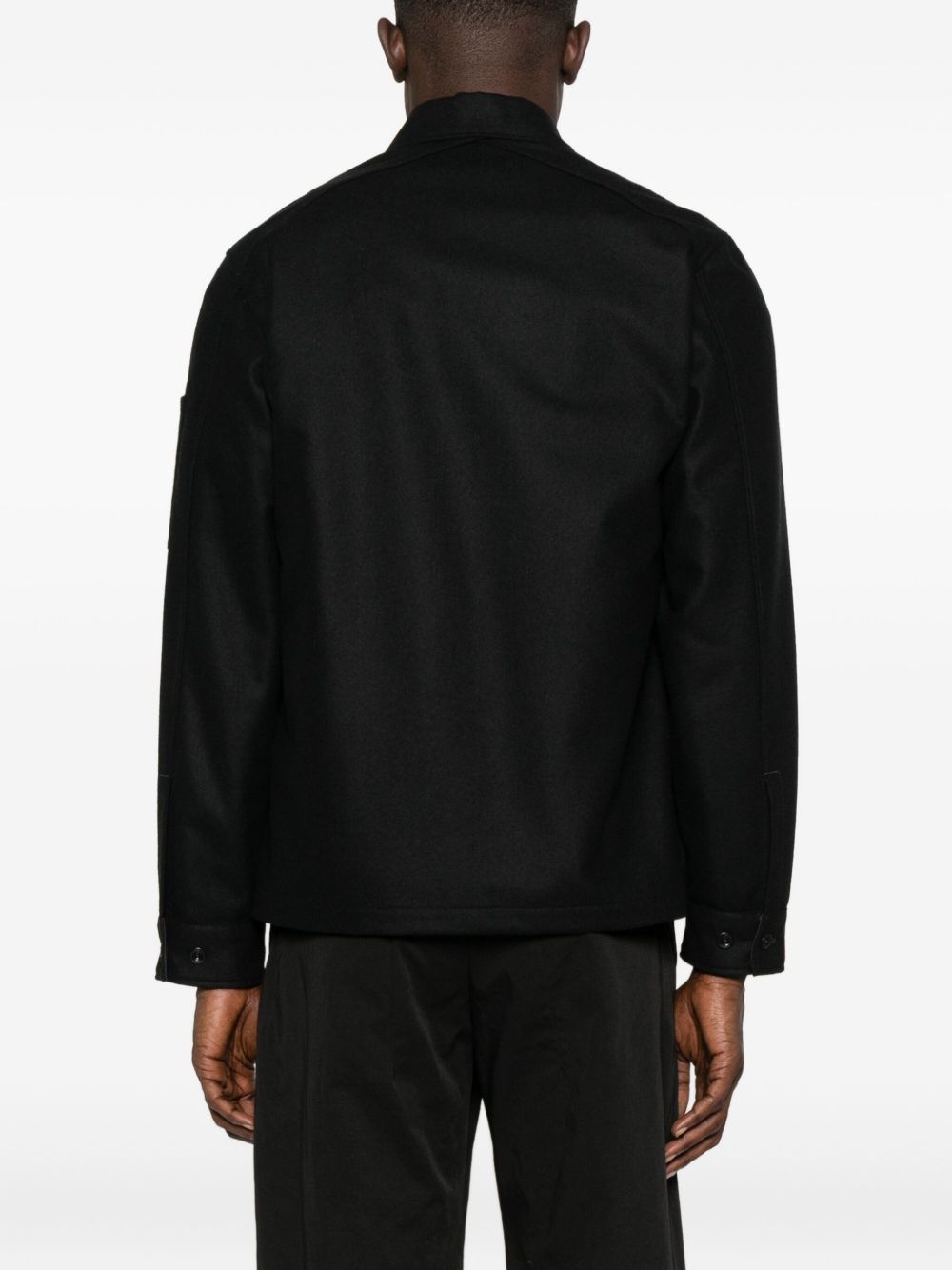 SOBRECAMISA NEGRA PAÑO