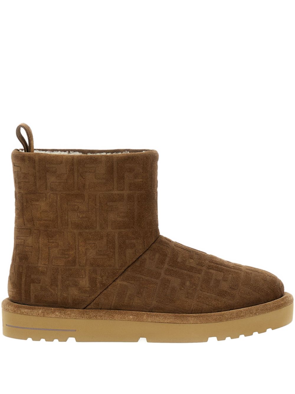 BOTIN AFTERSKI CROSTA CAMEL MONOGRAMA