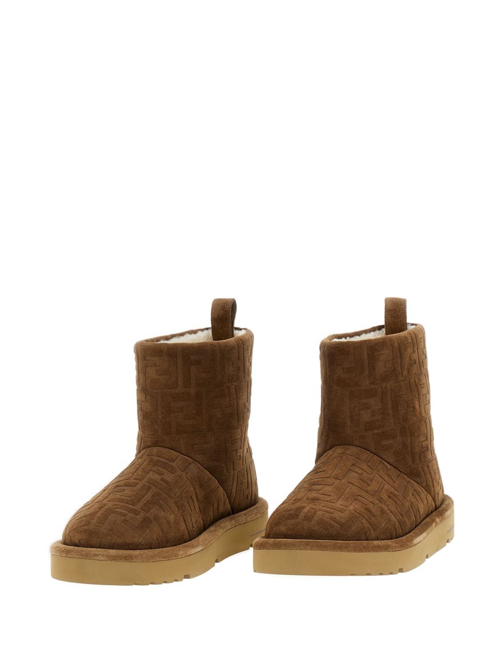 BOTIN AFTERSKI CROSTA CAMEL MONOGRAMA