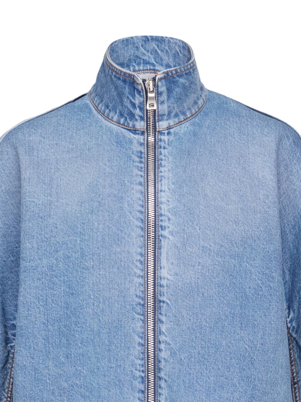 CHAQUETA DENIM CON CREMALLERA