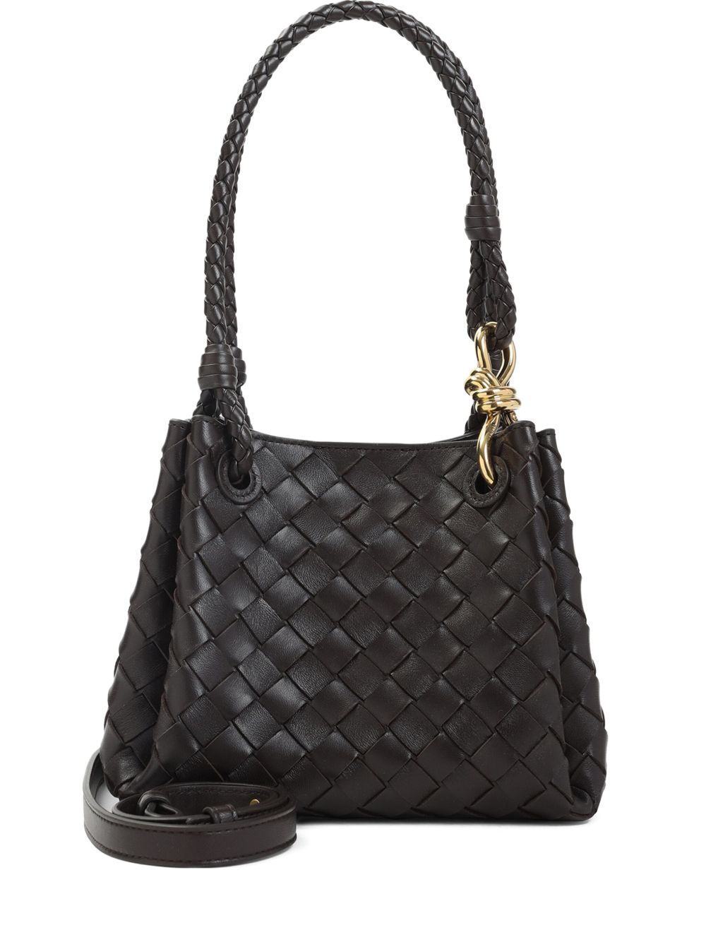 SHOULDER PARACHUTE M CHOCOLATE INTRECCI