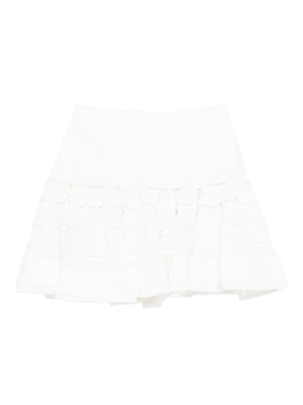 MINI FALDA NATURAL PUNTO...