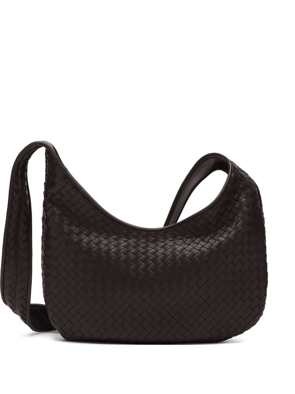 BOLSO VENETO INTRECCIATO CHOCOLATE