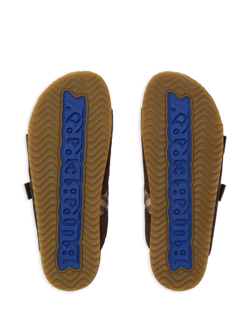 SANDALIA URCHIN CHOCOLATE BEIGE CUADROS