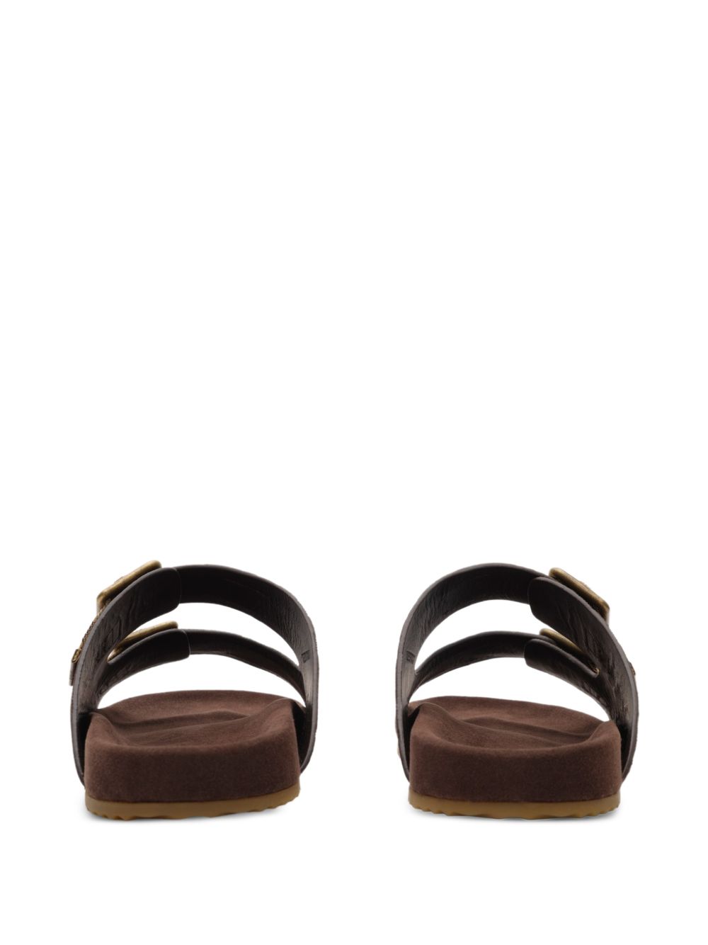 SANDALIA URCHIN CHOCOLATE BEIGE CUADROS