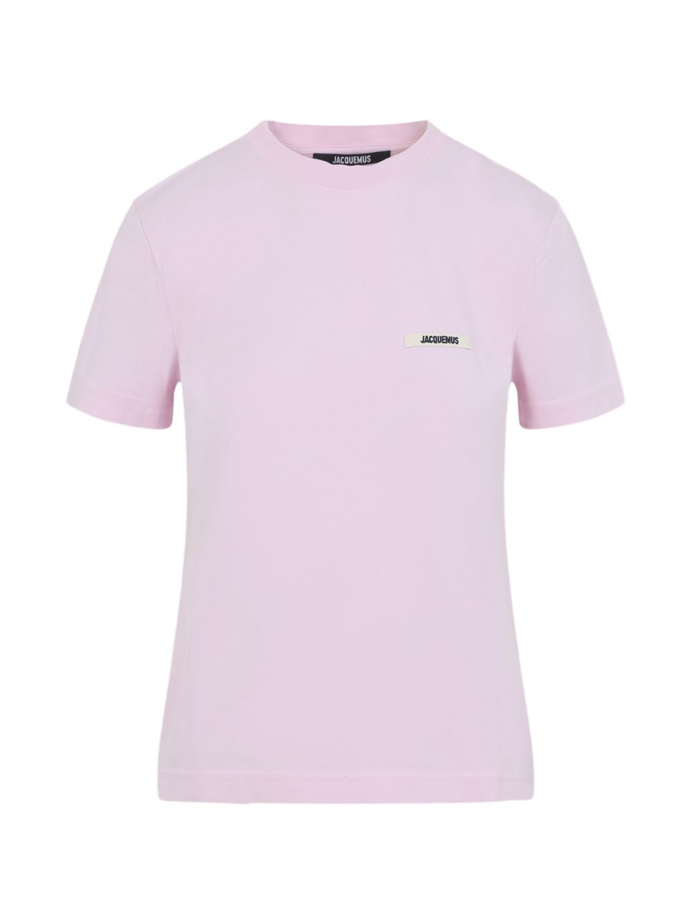 CAMISETA MC ROSA LOGO NEGRO PARCHE
