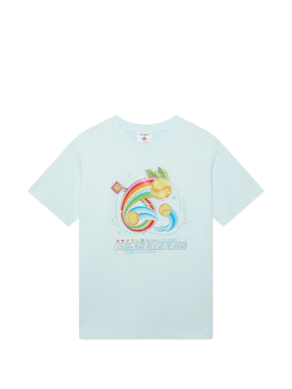 CAMISETA MC BLANCA LOGO NEON