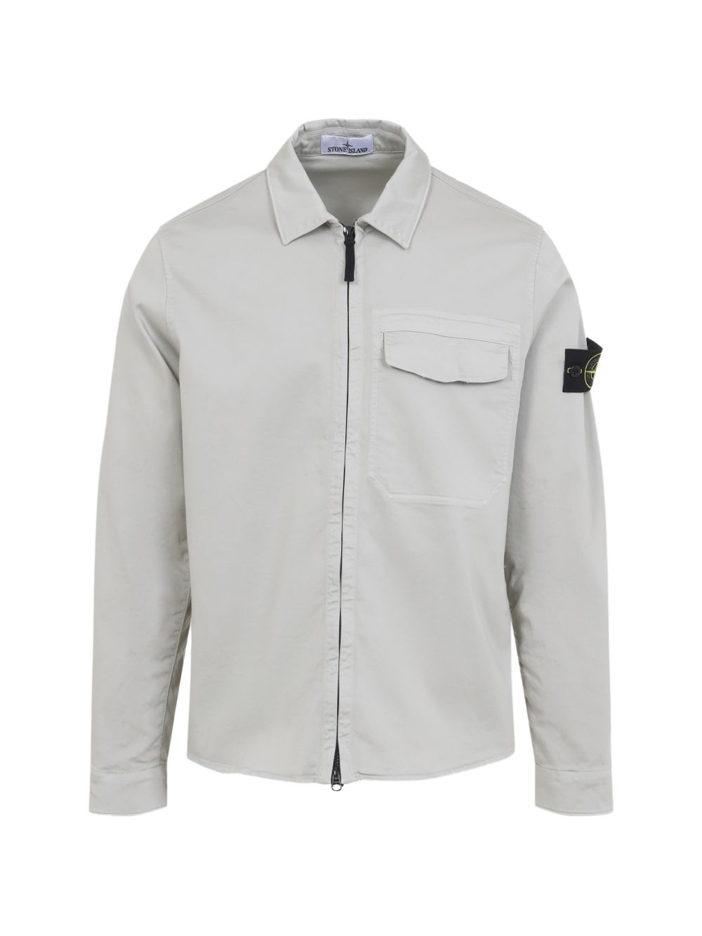 SOBRECAMISA GRIS  ZIP...