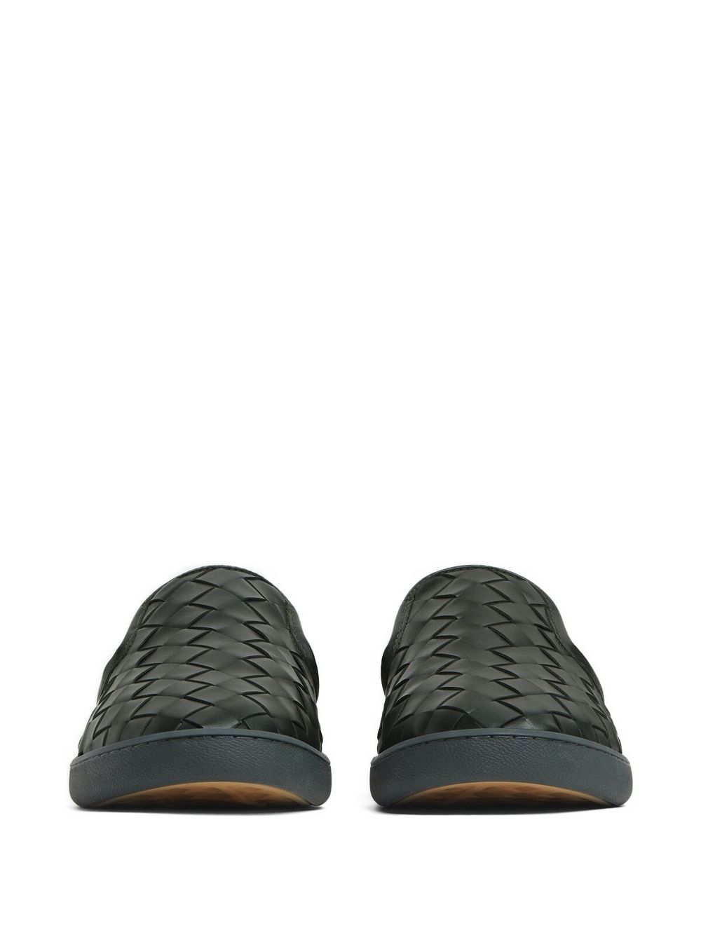 SNEAKER SAWYER VERDE OSCURO INTRECCIATO