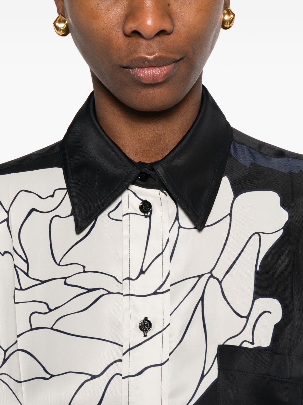 CAMISA MARINO ESTAMPADO...