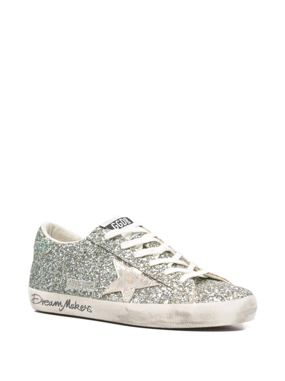 SNEAKER SUPER STAR VERDE PLATINO