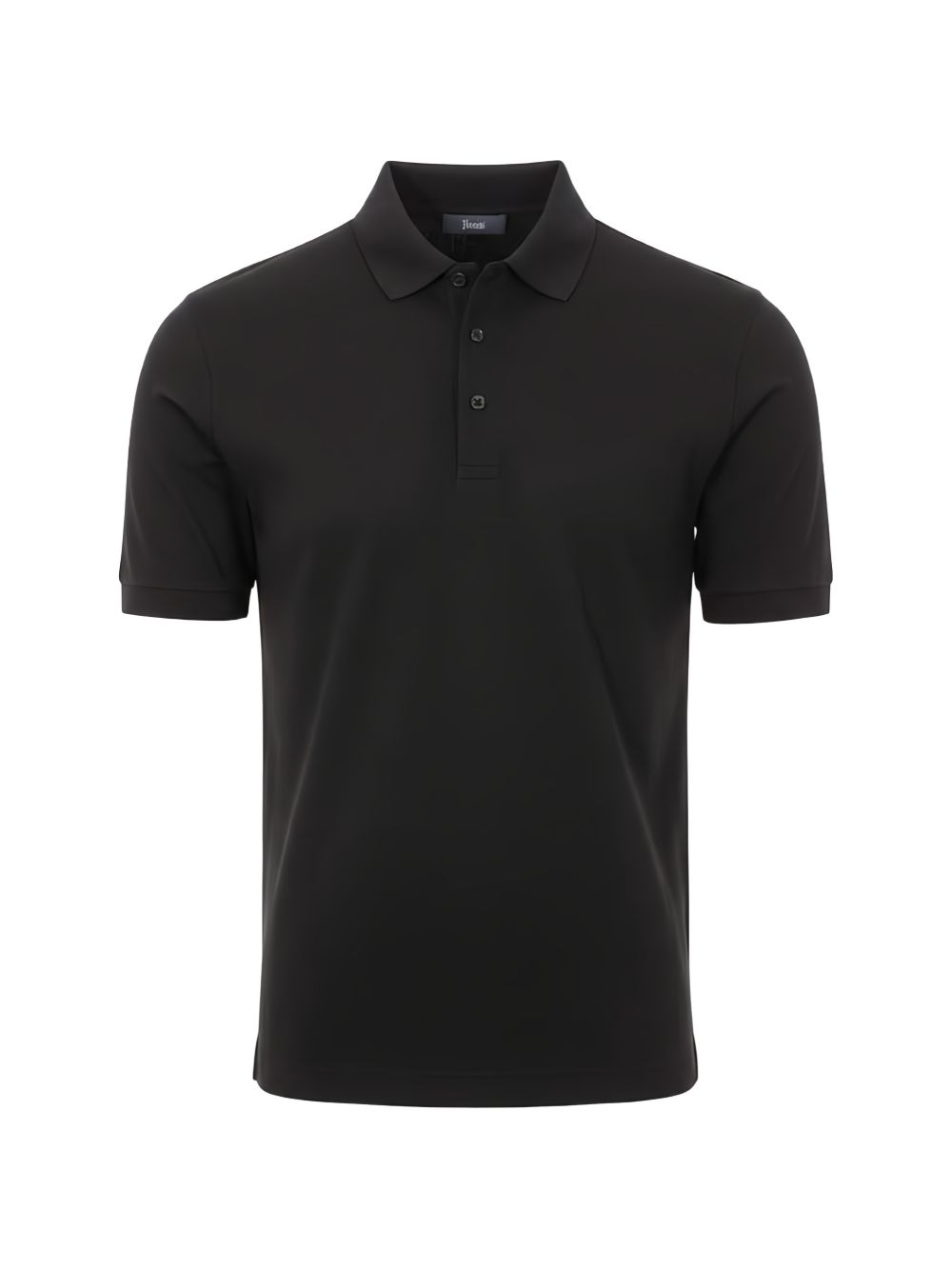 POLO MC NEGRO LOGO METAL