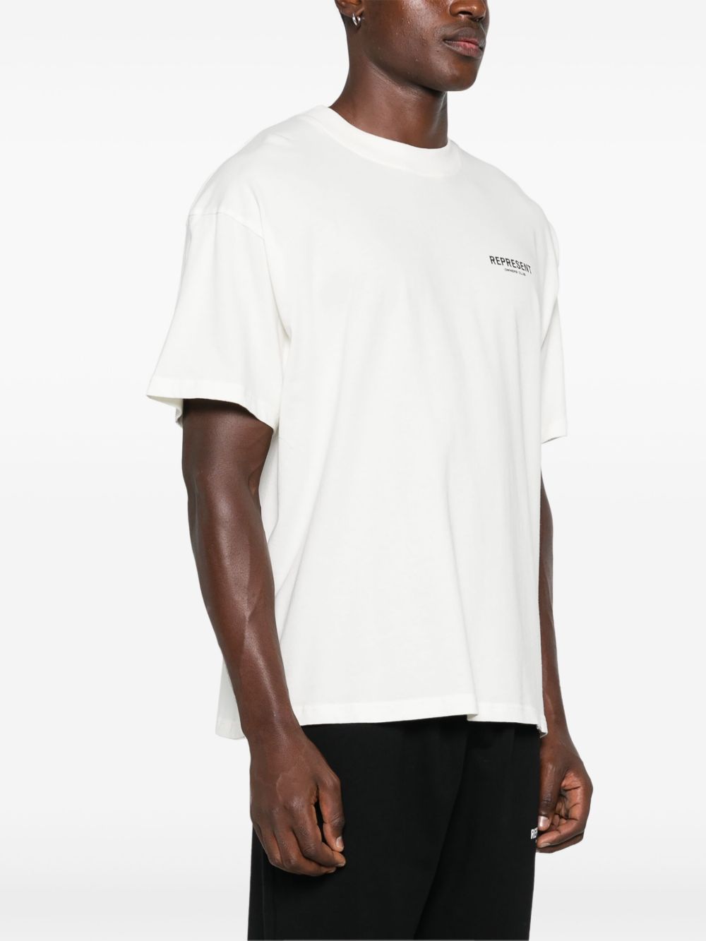 CAMISETA MC BLANCA LOGO NEGRO