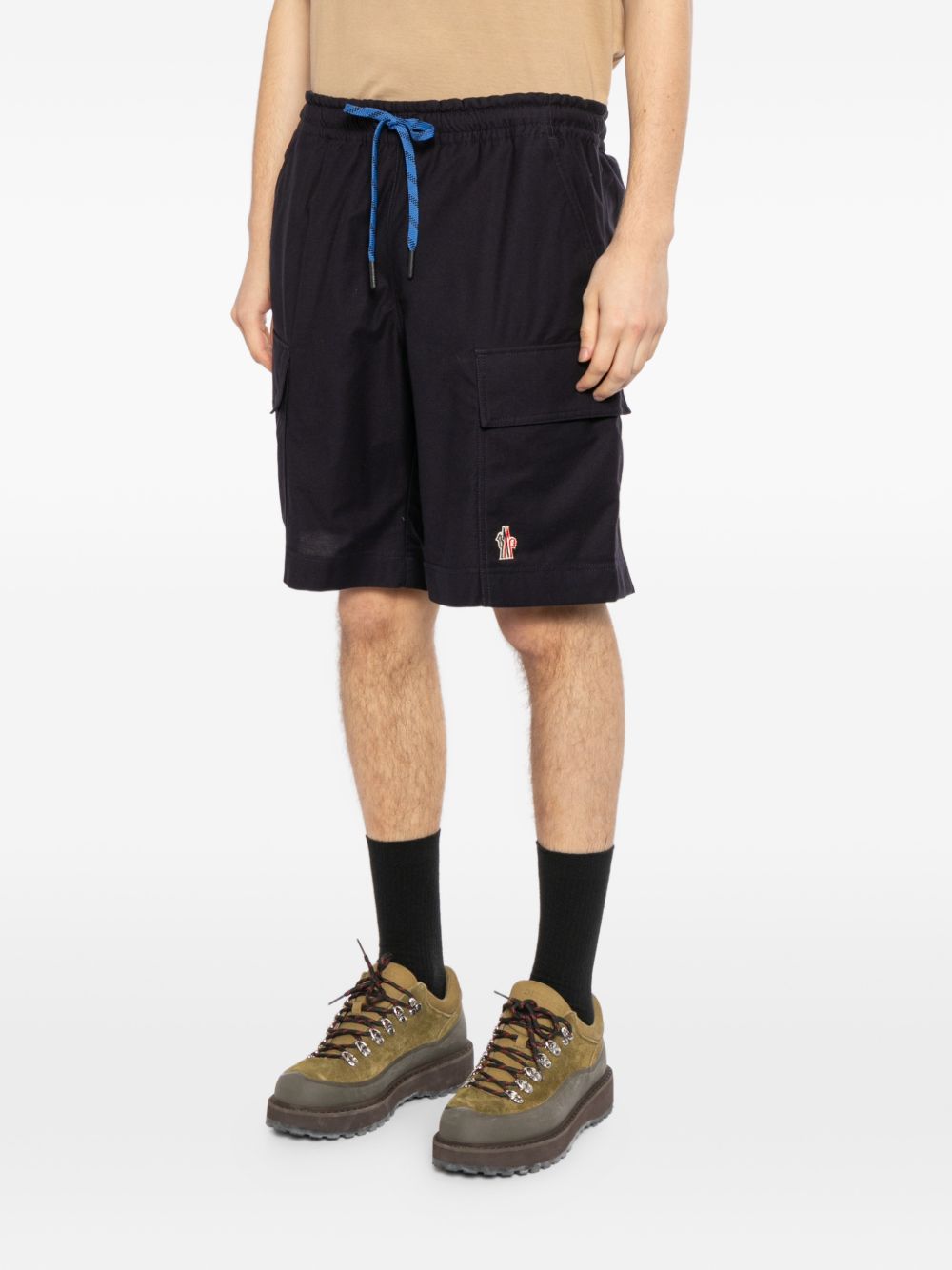 BERMUDA SPORT MARINO PARCHE LOGO