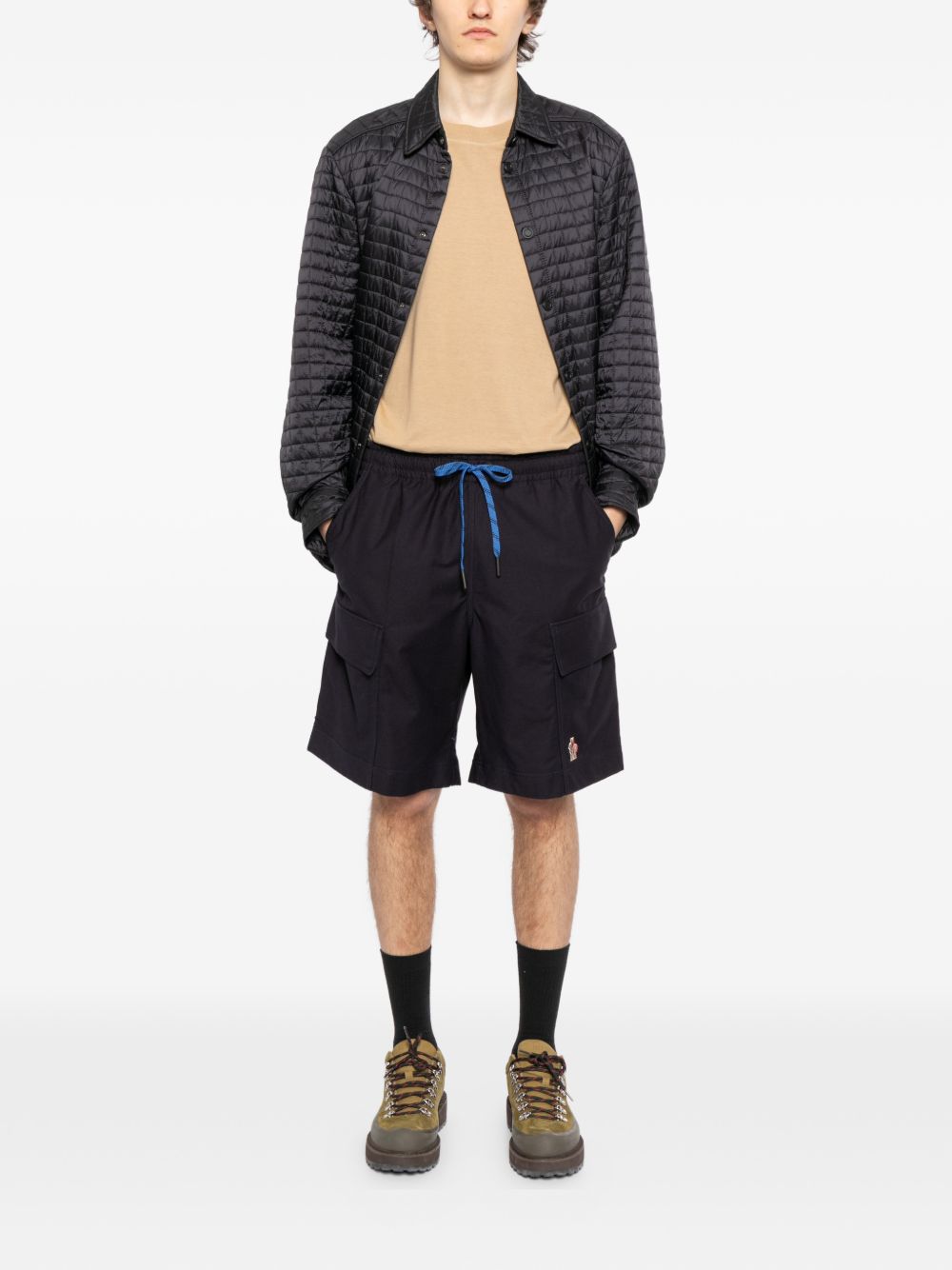 BERMUDA SPORT MARINO PARCHE LOGO