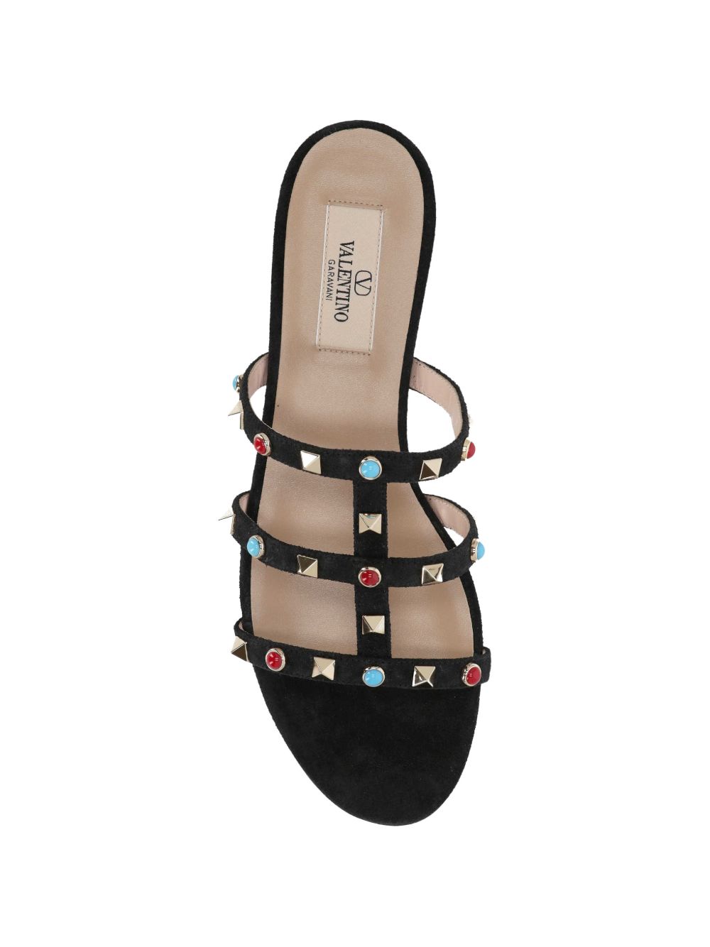 SANDALIA ROCKSTUD NEGRA...