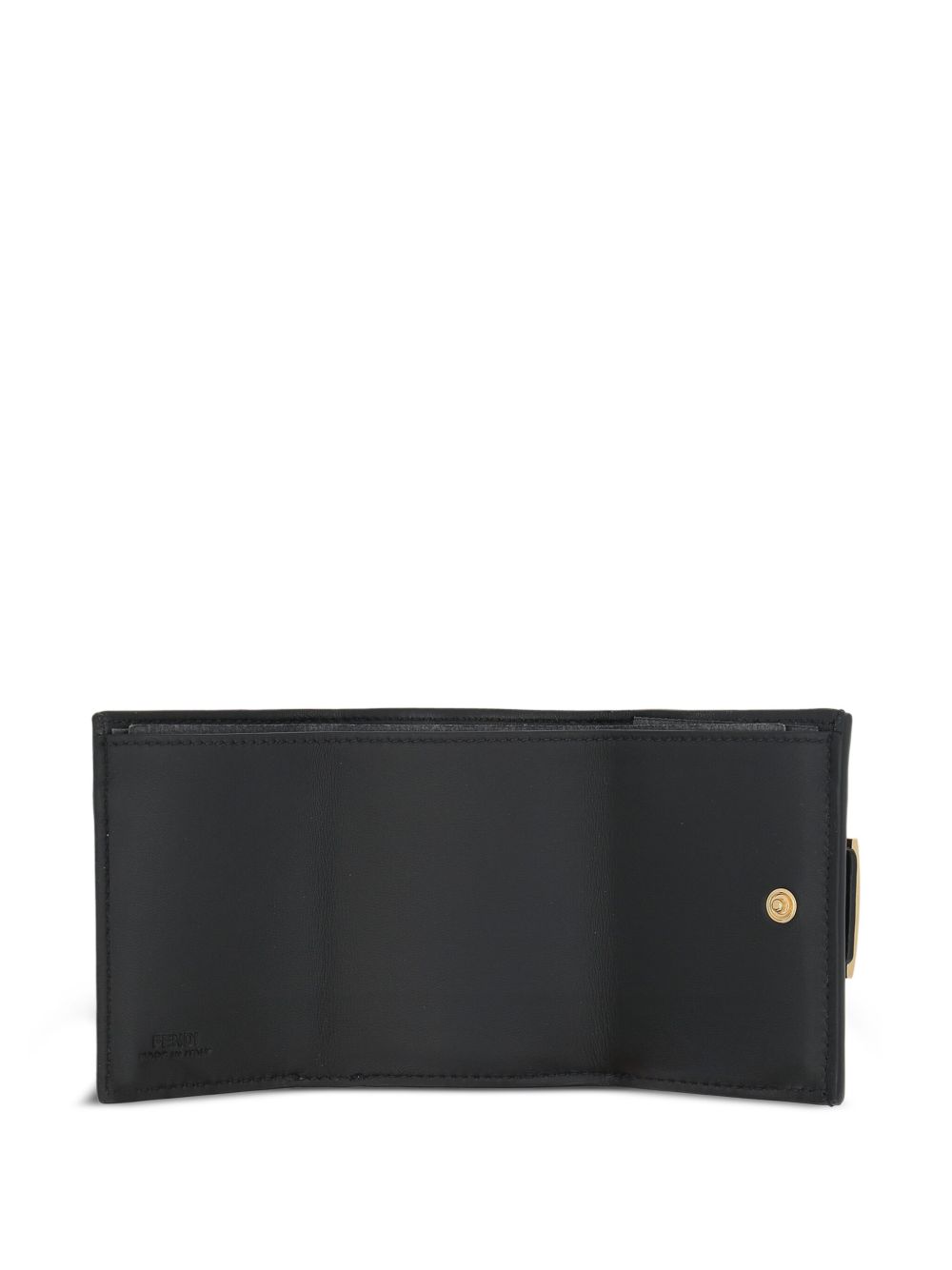 MICRO MONEDERO NEGRO LOGO DORADO