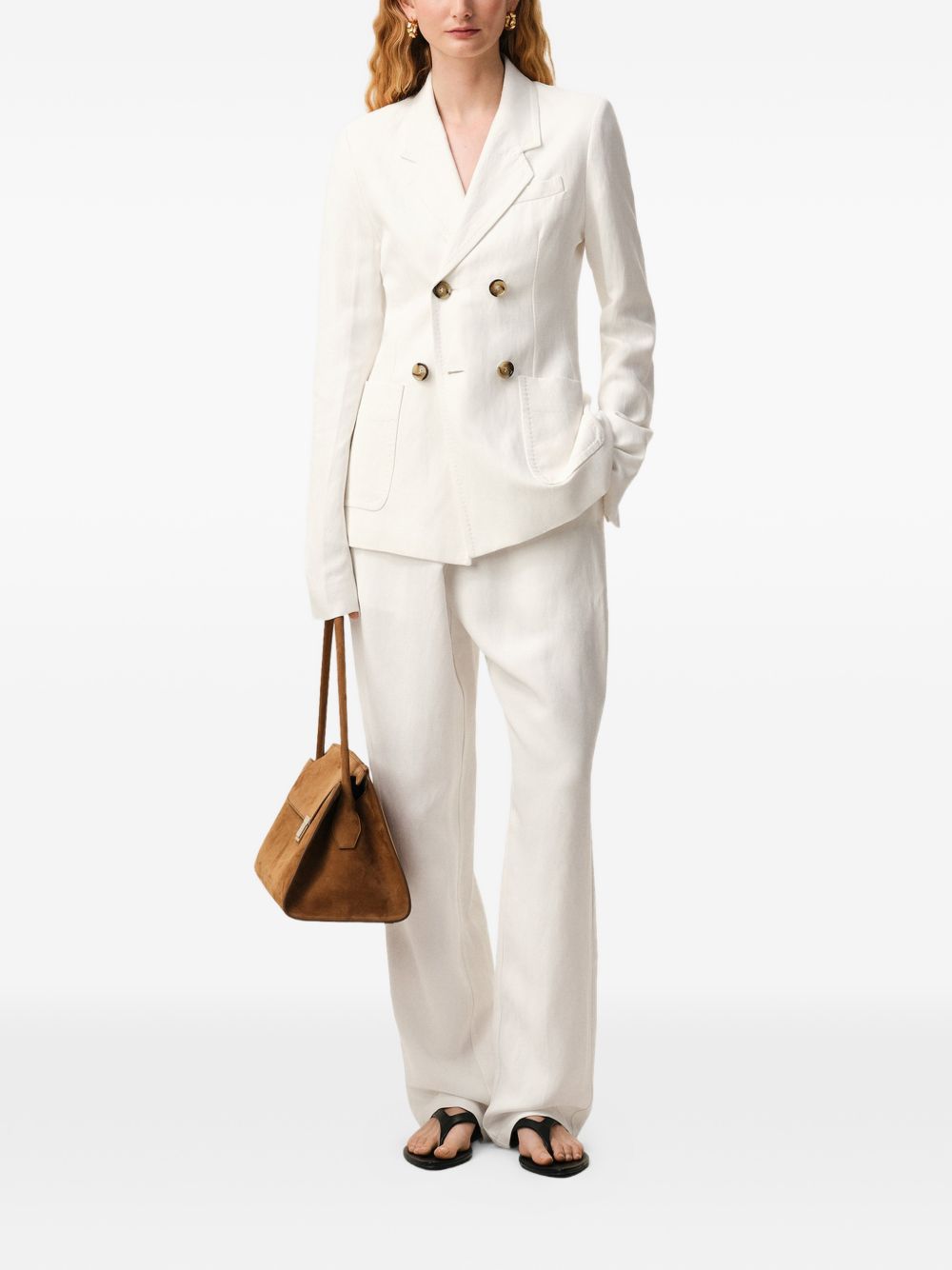 PANTALON SPORT BLANCO CINTURA ELASTICA