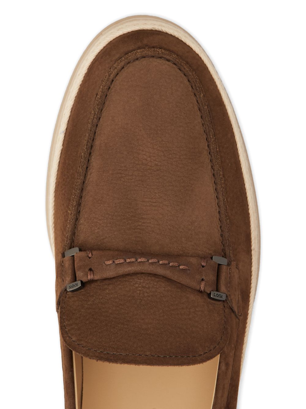 MOCASIN MARRON DET SUELA RAFIA