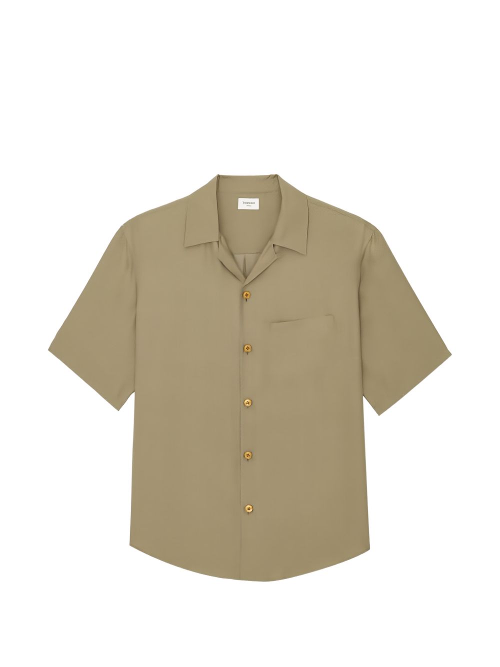 CAMISA MC PYJAMA MOSTAZA EST GEOMETRICO